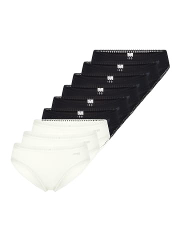 Sloggi Mini Slip GO Crush in Schwarz / creme