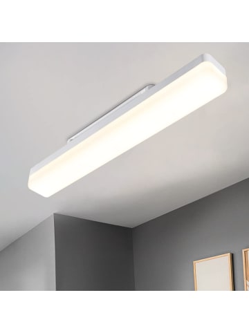 ZMH LED Deckenleuchte in Weiß 18W Lang Flurlampe 4000K Neutralweiß L 40cm