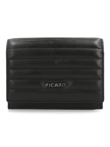PICARD Evolute 1 Geldbörse Leder 13.5 cm in schwarz