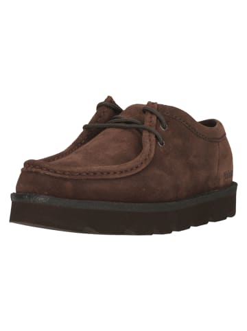 Clarks Mokassin Meare Walla in 5230 Dark Brown Suede