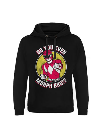 Power Rangers Hoodie "Do You Even Morph Bro Epic Hoodie" in Schwarz