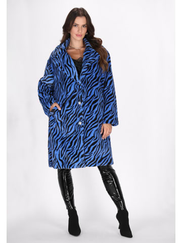 faina Damen Jacket in Blau Schwarz