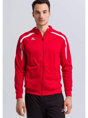 erima Liga 2.0 Trainingsjacke mit Kapuze in rot/dunkelrot/weiss