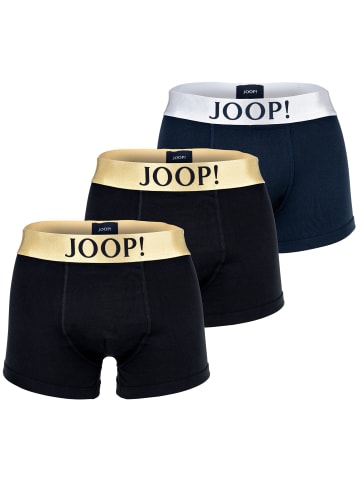 JOOP! Boxershort 3er Pack in Schwarz/Blau