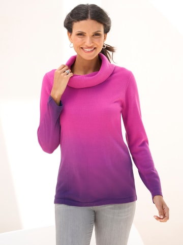 Sieh an! Rollkragenpullover in magenta-traube