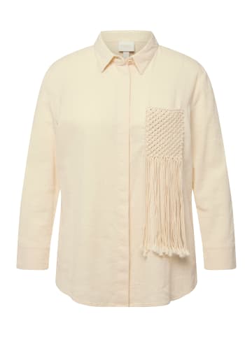 Ulla Popken Hemdbluse in popcorn