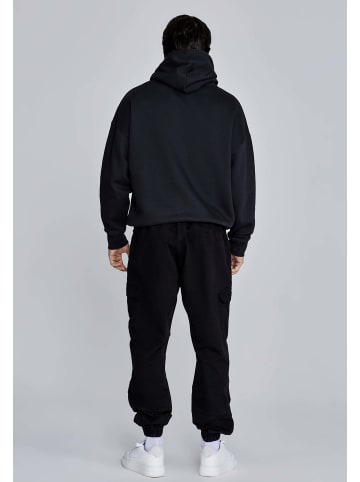 SikSilk Cargohose Slim Fit Cargos in Black