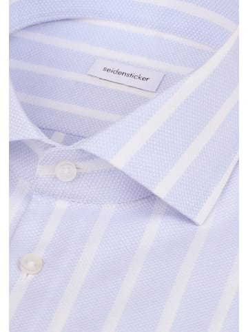 Seidensticker Business Hemd Slim in Mittelblau