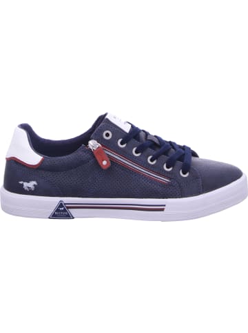 Mustang Schnürschuh in blau