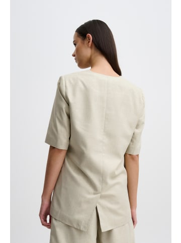 ICHI IHVilna loose fit in Pale Khaki Melange