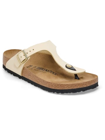 Birkenstock Sandale Gizeh Nubuck Leather in Beige