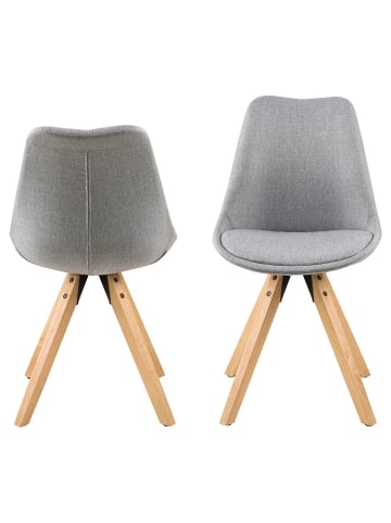 ebuy24 Esszimmerstuhl Dima Grau 2er Set