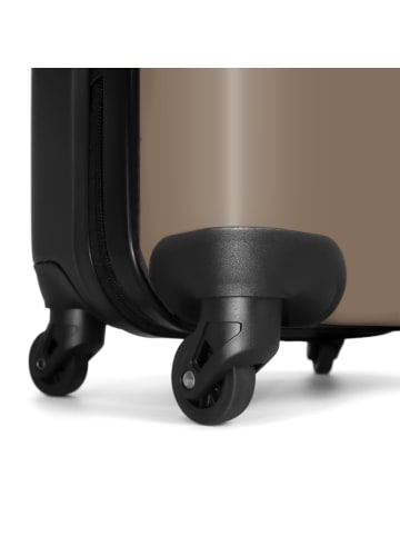 NoBoringSuitCases Suitcase, Koffer, Reisekoffer Beige schwarz