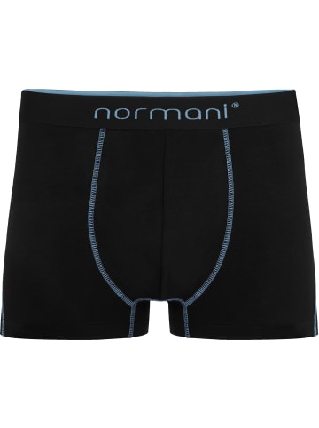 normani normani 12 x Herren Baumwoll-Boxershorts in Hellblau