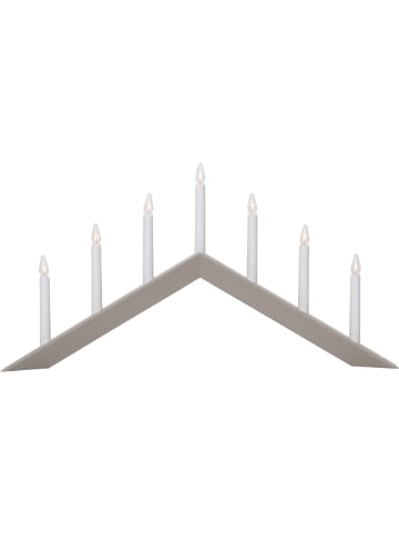 STAR Trading Lichterbogen Arrow, 7-flammig, beige in Braun