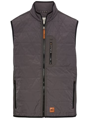 Camel Active Weste mit Stehkragen in Grau