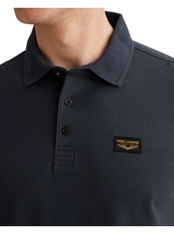 PME Legend Poloshirt SHORT SLEEVE POLO AMERICAN CLASSIC in Blau