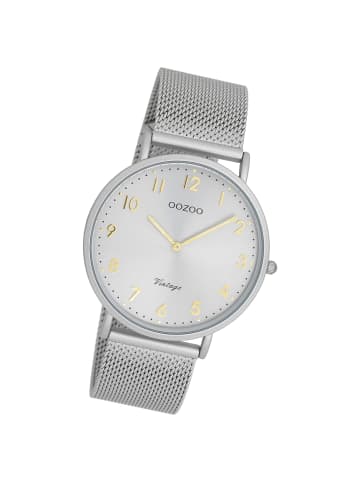 Oozoo Analog-Armbanduhr OOZOO Vintage Series grau groß (ca. 40mm)