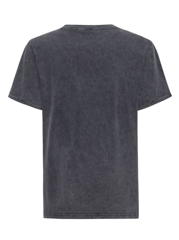 King Kerosin King Kerosin Enzym Wash T-Shirt Spirit Of The Road in anthrazit