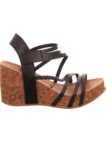 Blowfish Keilsandalette in schwarz