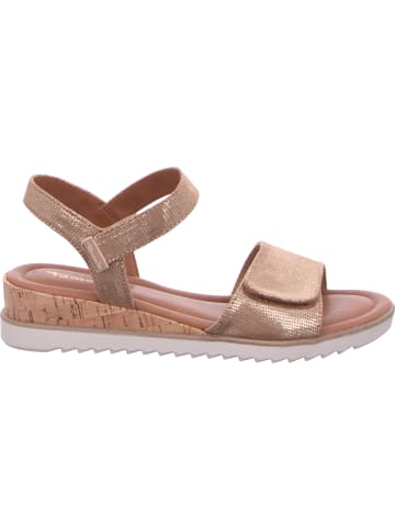 Tamaris Keilsandalette in metallic