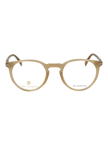 Herren Optische Fassungen Rund Beige