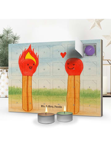 Mr. & Mrs. Panda adventskalender duftkerzen Streichhölzer Design... in Weiß