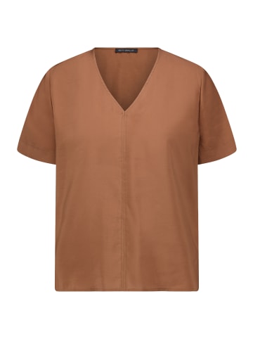 Betty Barclay Blusenshirt kurzarm in Classic Nougat
