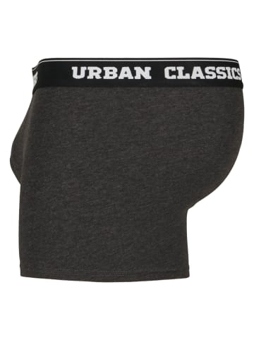 Urban Classics Urban Classics Boxershorts in branding AOP/black/charcoal