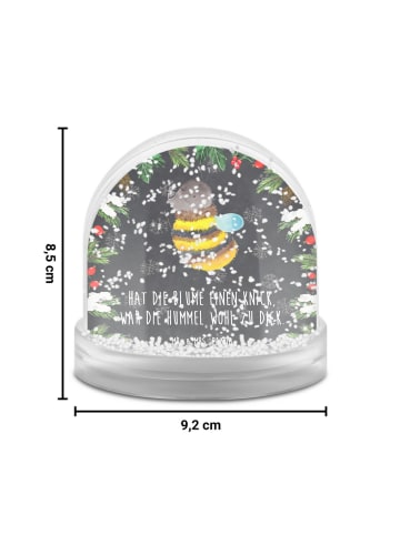 Mr. & Mrs. Panda Schneekugel Weihnachten Hummel flauschig mit Sp... in Kreidetafel