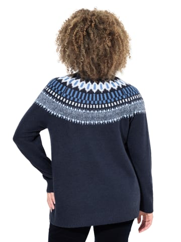 Ulla Popken Pullover in tintenblau