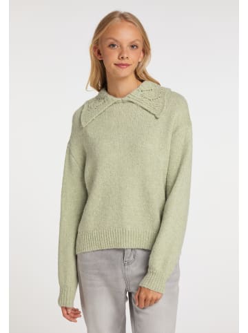 myMo Strickpullover in Mint Melange