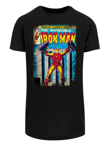 F4NT4STIC Long Cut T-Shirt Marvel Iron Man Cover in schwarz