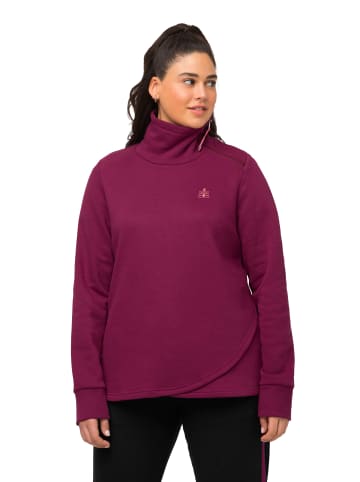 Ulla Popken Sweatshirt in weinrot