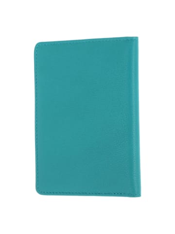 Golden Head Madrid Ausweisetui RFID Leder 9 cm in türkis