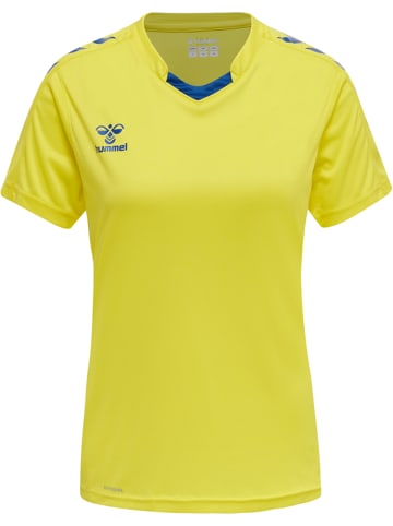 Hummel T-Shirt Hmlcore Damen in BLAZING YELLOW/TRUE BLUE