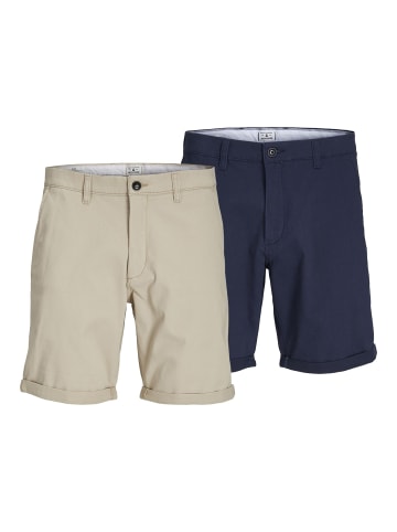 Jack & Jones 2er-Pack Chino Shorts in Navy Blazer