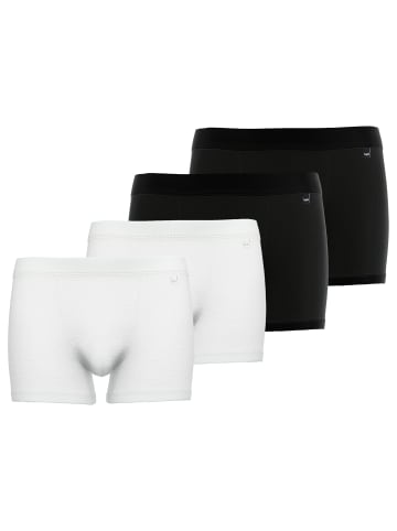 Götzburg Boxershort 4er Pack in Weiß/Schwarz