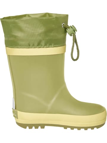 Playshoes Gummistiefel uni in Oliv