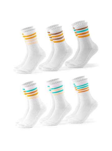 Occulto 6er Pack Retro Tennissocken Roger in 70s