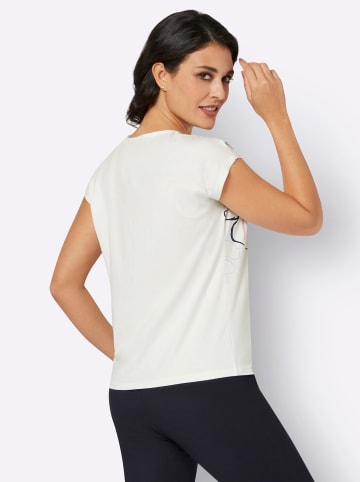 creation L Shirt in ecru-rosé-bedruckt