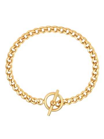 Glanzstücke München Armband T-Bar aus Edelstahl in gelbgold