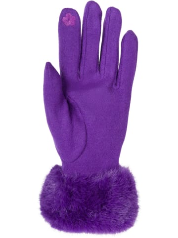 styleBREAKER Touchscreen Handschuhe in Violett