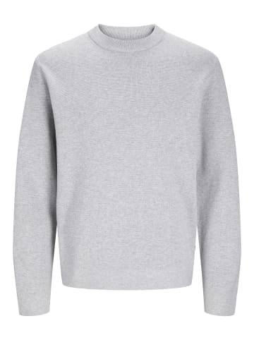 Jack & Jones Strickpullover in Light Grey Melange