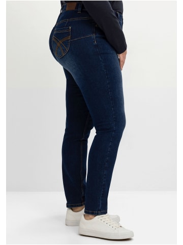 sheego Jeans in dark blue Denim