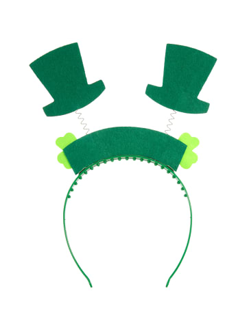 tectake St. Patrick’s Day Kopfschmuck in klassischem Grün, grün