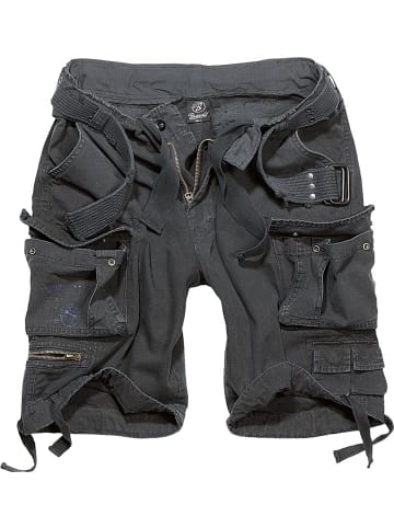 Brandit Short "Savage Vintage Shorts" in Schwarz