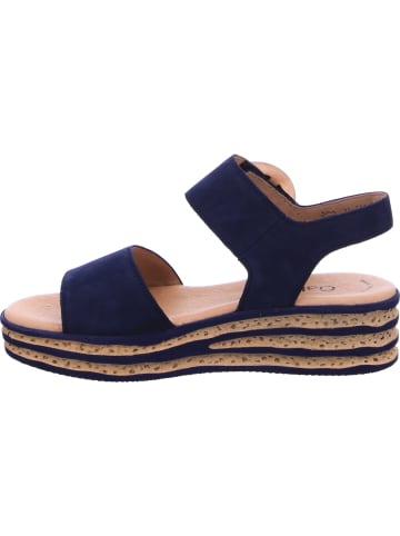 Gabor Keilsandalette in blau