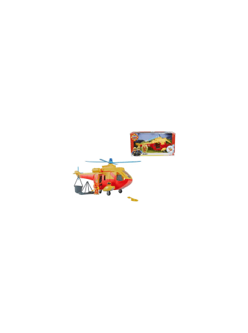 Simba Spielzeugfahrzeug Feuerwehrmann Hubschrauber Wallaby II Update, ab 3 Jahre