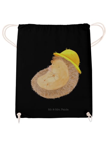Mr. & Mrs. Panda Sportbeutel Igel Beten ohne Spruch in Schwarz
